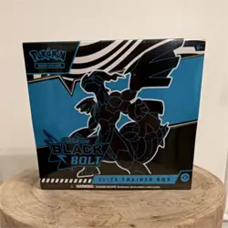 Pokemon Black Bolt Elite Trainer Box Zekrom 2025 Trading Card Game - Image 1