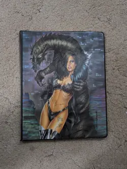 Vintage Monte Moore Dragon Lady Binder Magic The Gathering Warcraft - Image 1