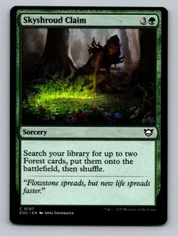 Skyshroud Claim C Commander: Edge of Eternities 107 NM - Image 1