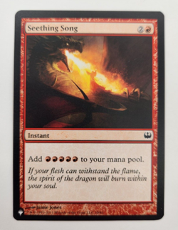 MTG Seething Song NM The List Reprints (#70/81) - Image 1