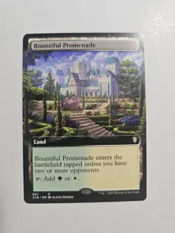 Bountiful Promenade Extended Art)#601 NM Baldur's Gate CLB Magic MTG - Image 1