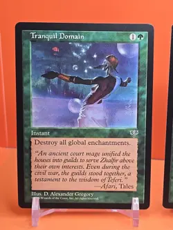 🟢🟢🟢 (4) 1996 MAGIC THE GATHERING TRANQUIL DOMAIN MIRAGE UNPLAYED 🟢🟢🟢 - Image 2