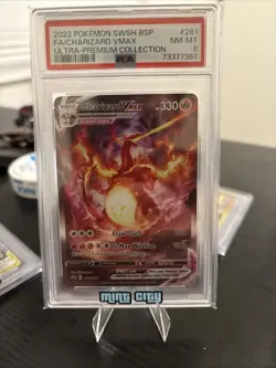 Pokemon Charizard VMAX Ultra-Premium Coll. Full Alt Art Promo SWSH261 PSA 8 - - Image 1