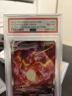 Pokemon Charizard VMAX Ultra-Premium Coll. Full Alt Art Promo SWSH261 PSA 8 - - Image 3