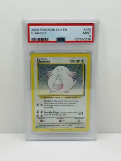 🔥2023 Pokemon Classic Collection Chansey Holo CLV 015/034 PSA 9! Mint!🔥 - Image 1