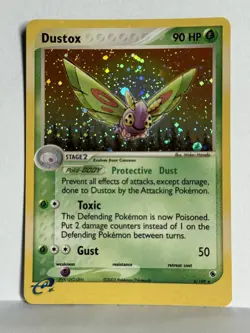 Pokemon TCG Dustox Ruby and Sapphire Holo Rare Card 6/109 Vintage - Image 1