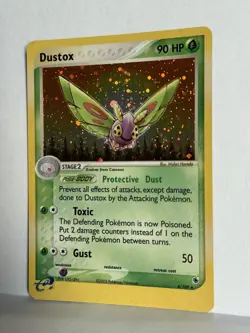 Pokemon TCG Dustox Ruby and Sapphire Holo Rare Card 6/109 Vintage - Image 3