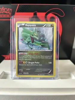 Pokemon TCG Rayquaza XY64 Promo Holo Card NM Condition - Image 1