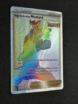 Single Strike Style Mustard 177/163 Battle Styles Secret Rare Pokemon NM/MINT - Image 4