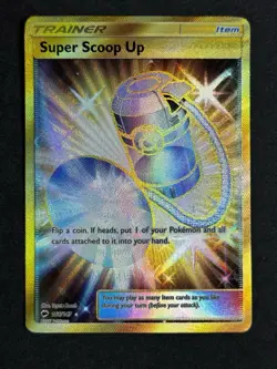 Super Scoop Up 166/147 Burning Shadows Gold Secret Rare Pokemon TCG NM/LP - Image 1