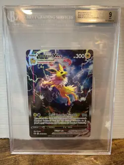 Pokemon Jolteon Vmax #SWSH184 (Jumbo) Promo Card BGS 9(Only One Graded) - Image 1