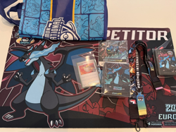 Pokemon EUIC 2026 Competitor Kit With Playmat Charizard (with promo card!) - Image 2