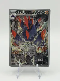 Gigalith 129/086 NM White Flare Pokemon TCG Illustration Rare IR Near Mint - Image 1