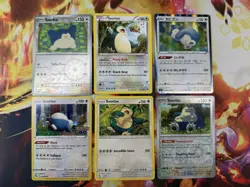 6x Snorlax Card Bundle Lot Pokemon TCG - Image 1
