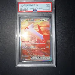 Pokemon Latias ex Surging Sparks Special Illustration Rare #239 PSA 9 Mint - Image 1