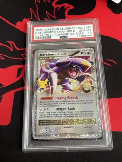 Pokemon TCG Garchomp C LV.X 145/147 Celebrations 25th Anniversary PSA 10 - Image 1