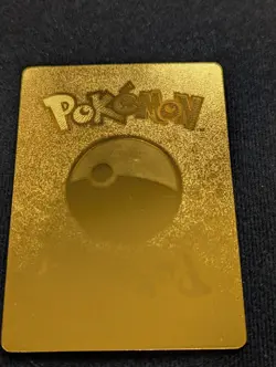 M Hybrid Typhlosion EX HP 5000 Hybrid Pokemon Flamethrower Gold Foil Fan Art - Image 2