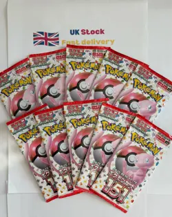 UK STOCK 🇬🇧10Pcs X Pokemon 151 Scarlet & Violet JAPANESE Booster Pack - Image 1