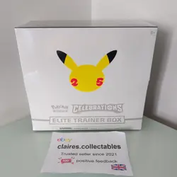 Pokemon Celebrations TCG Elite Trainer Box ETB New and Sealed (Small Rip) 820650809439 - Image 1