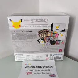 Pokemon Celebrations TCG Elite Trainer Box ETB New and Sealed (Small Rip) 820650809439 - Image 2
