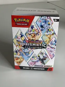 🔥 Pokemon TCG Scarlet & Violet Prismatic Evolutions Booster Bundle Sealed New - Image 1