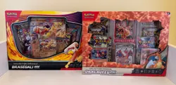 LOT 2 COFFRETS POKEMON COLLECTION SPECIALE BRASEGALI + DRAUCAUFE EX NEUF SCELLE - Image 1