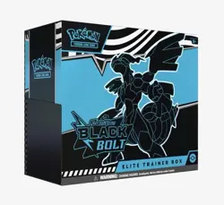 Pokemon TCG Scarlet and Violet Black Bolt ETB Elite Trainer Box Factory Sealed - Image 1
