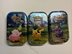 Pokemon TCG: Mega Evolution- Ascended Heroes Mini Tins (lot of 3) Sealed (New) - Image 1