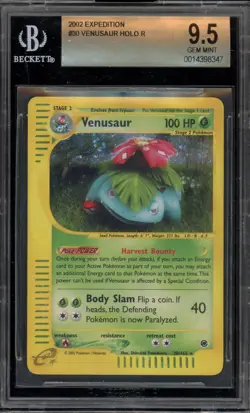 Pokemon Venusaur Expedition Holo Rare #30 BGS 9.5 - Image 1