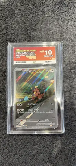 Pokemon TCG Kangaskhan 204/182 Destined Rivals Ace Grading 10 Gem Mint - Image 1