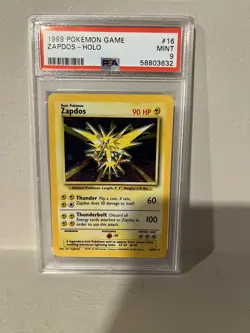 Zapdos - 1999 - 16/102 - PSA 9 - Pokemon Game - Holo - Image 1