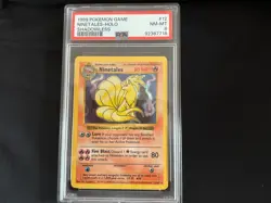 Ninetales Holo Rare Pokemon Base Set #12/102 1999 PSA 8 - Image 1