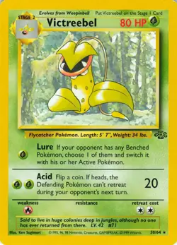 Victreebel - 30/64 Jungle Set - WOTC Unlimited - Pokemon TCG - 1999 - Image 1