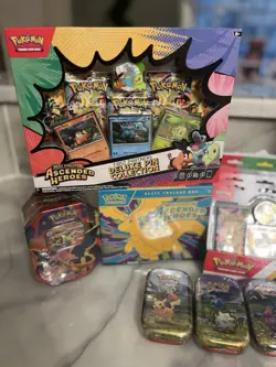 Pokemon TCG Ascended Heros Pokemon Center ETB Lot Of 2 plus assorted Pokemon Lot - Image 2