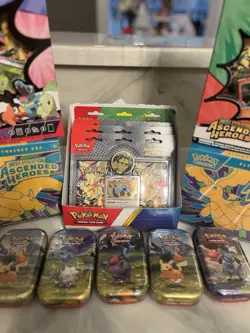 Pokemon TCG Ascended Heros Pokemon Center ETB Lot Of 2 plus assorted Pokemon Lot - Image 3