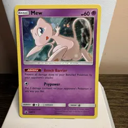 Pokemon TCG Black Star Promo ~ Mew Cosmos Holo SM215 B - Image 1