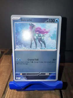 Suicune 026/094 Holo Rare Phantasmal Flames Pokemon TCG Pack Fresh Near Mint NM - Image 2