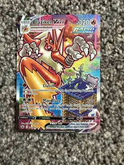 Pokemon Blaziken VMAX 021/198 Chilling Reign Ultra Rare Full Art Holo #201/198 - Image 1