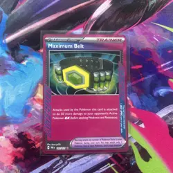 MAXIMUM BELT 117/131 PRISMATIC EVOLUTIONS POKEMON (ACE SPEC, NM) - Image 1