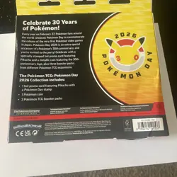 Pokemon TCG: Pokemon Day 2026 Collection New Sealed see description - Image 3
