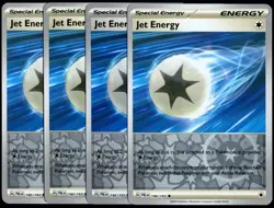 Pokemon TCG 4x Jet Energy 190/193 Paldea Evolved Reverse Holo Playset - NM/LP - Image 1