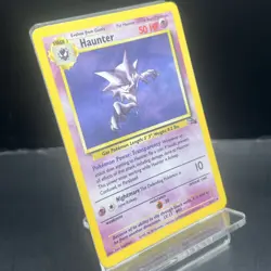Pokemon TCG Haunter Fossil 6/62 Holo Rare LP. - Image 2