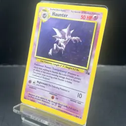 Pokemon TCG Haunter Fossil 6/62 Holo Rare LP. - Image 3