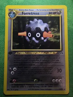 2001 POKEMON TCG NEO DISCOVERY 21/75 FORRETRESS 1ST EDITION RARE NEAR MINT - Image 1