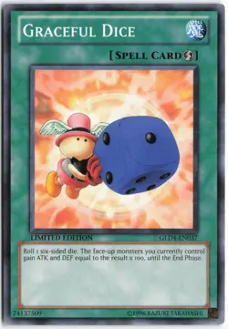 Yugioh - Graceful Dice GLD4-EN037 Limited - Gold Series 4: Pyramids Edition - Image 1