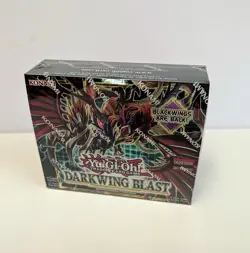 YUGIOH Darkwing Blast Booster Box of 24 1st Edition Packs - Image 1