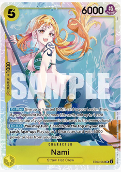 Nami (053) SR Extra Booster: One Piece Heroines Edition EB03-053 NM - Image 1