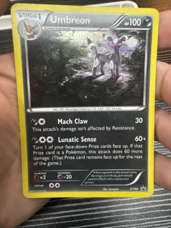 Pokemon TCG Umbreon XY96 XY Black Star Promo Holo Foil Card MP - Image 1