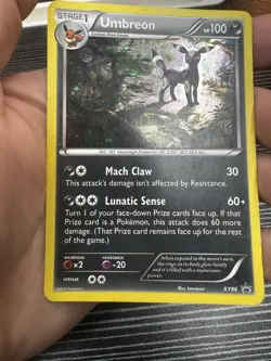 Pokemon TCG Umbreon XY96 XY Black Star Promo Holo Foil Card MP - Image 2
