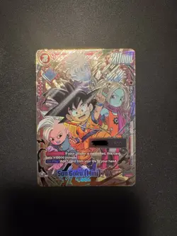 Dragon Ball Fusion World Card Game Son Goku Mini DA Serial FB04-012 English MINT - Image 1